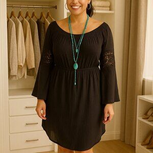 ENDULGE Brand Off-Shoulder Boho Dress Sz XL